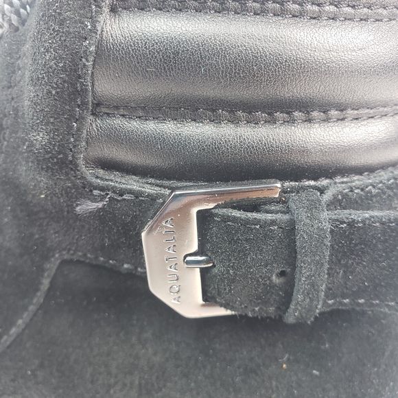 AQUATALIA Women's Mayra Boot Black Size 5 Weatherproof Lace-Up Quilted - Picture 9 of 12